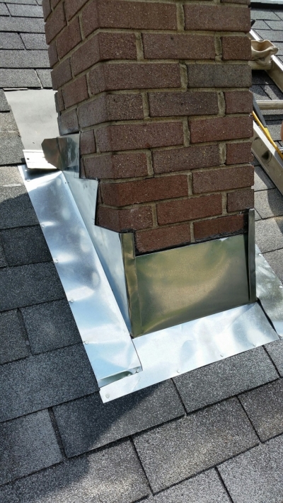 Aluminum Step Flashing and Corners - Wauwatosa Chimney Flashing Repair ...