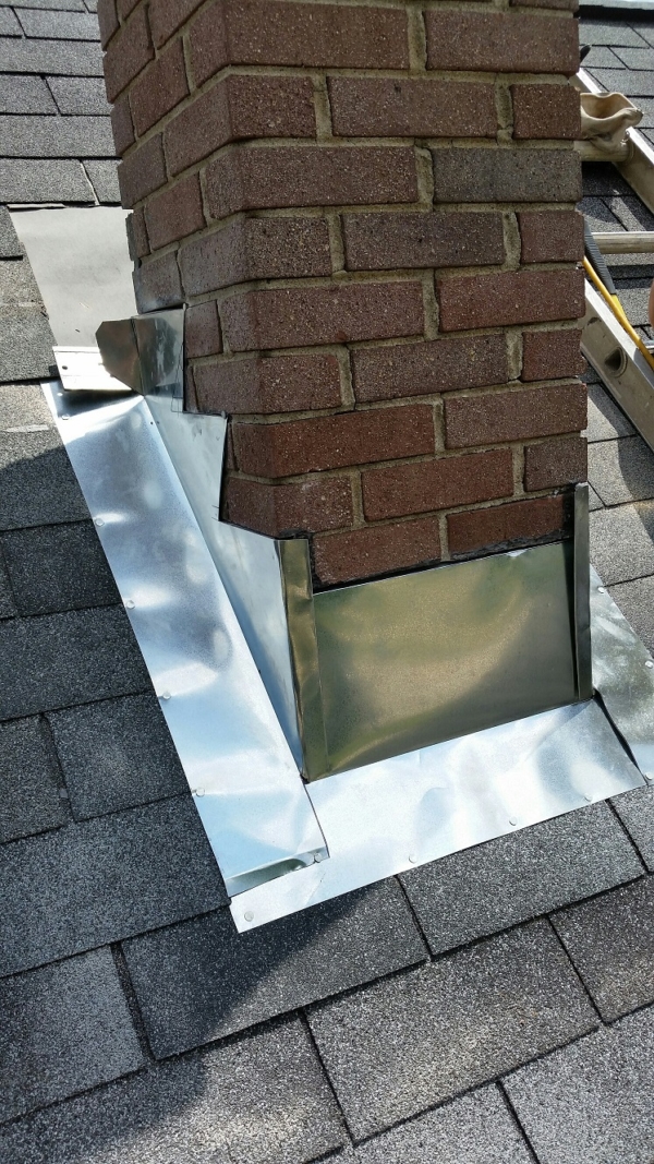 Aluminum Step Flashing and Corners Wauwatosa Chimney Flashing Repair